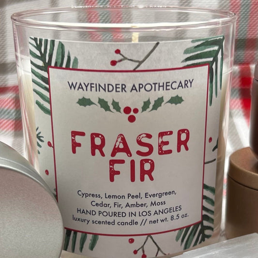 50% OFF!! Fraser Fir Hand Poured Luxury  Candle