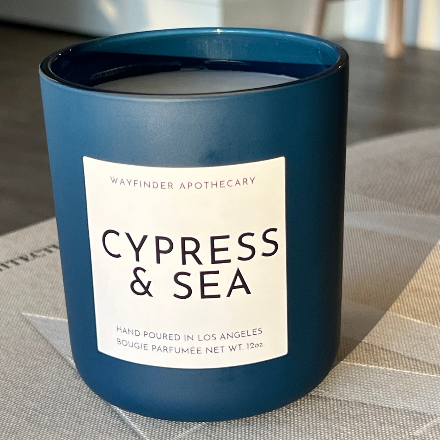 Cypress & Sea  12 oz. Luxury Handpoured Candle